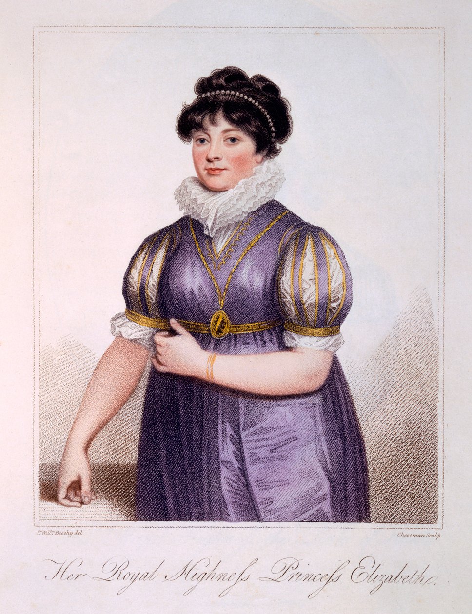 Prinses Elizabeth, 1806 door English School