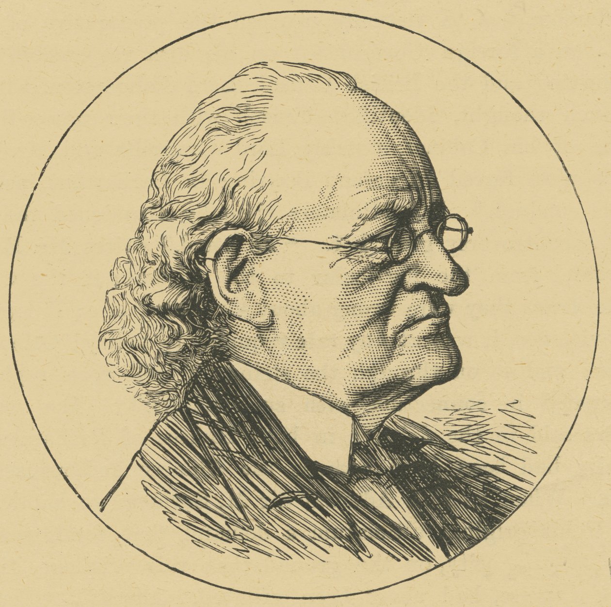 Sir John Bowring (gravure) door English School