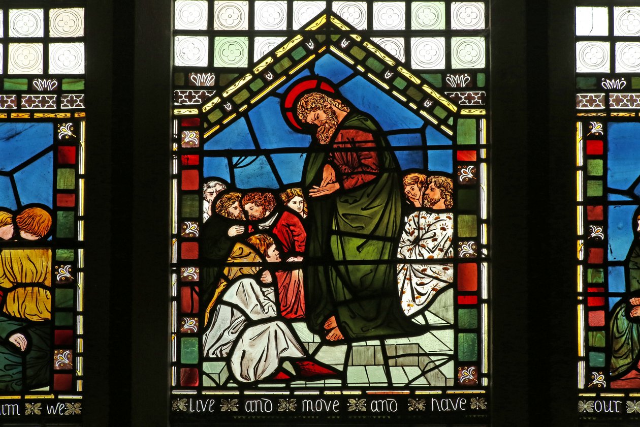 Sint Paulus predikt in Athene door English School