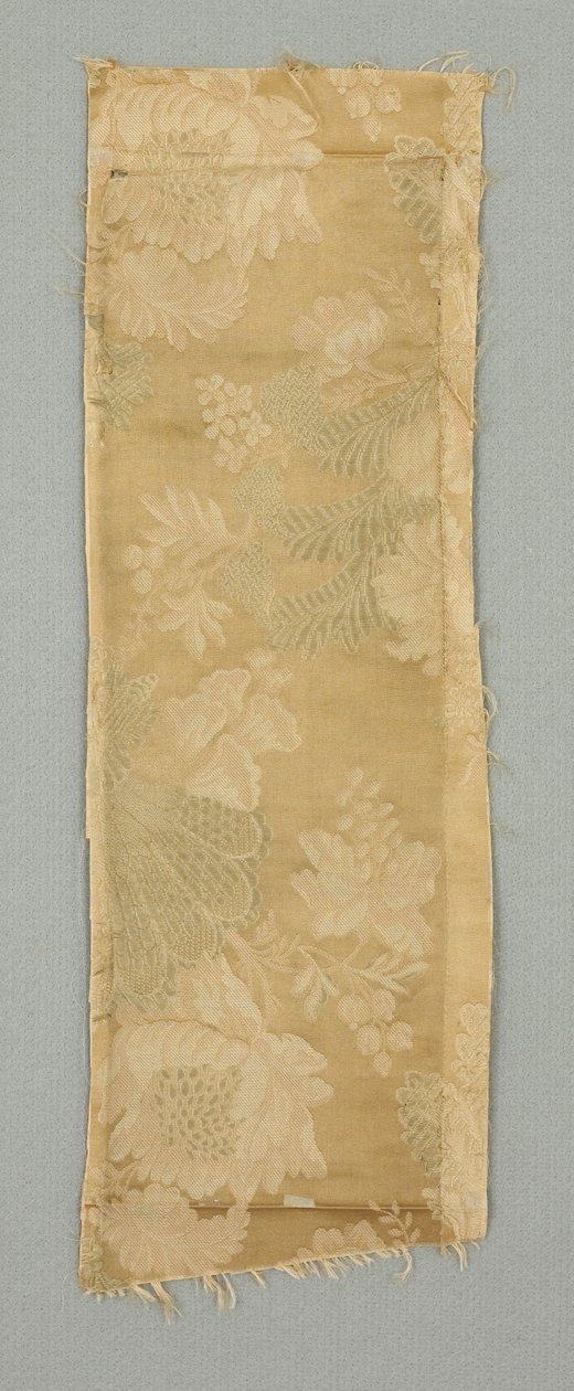 Textielfragment, begin 19e eeuw door English School
