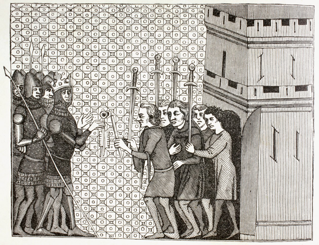 De Garnizoen Geeft zich Over, ca. 1880 door English School