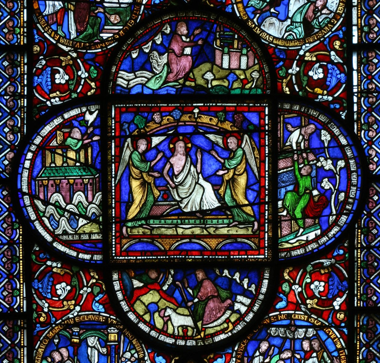 De Opstanding, Canterbury Cathedral door English School