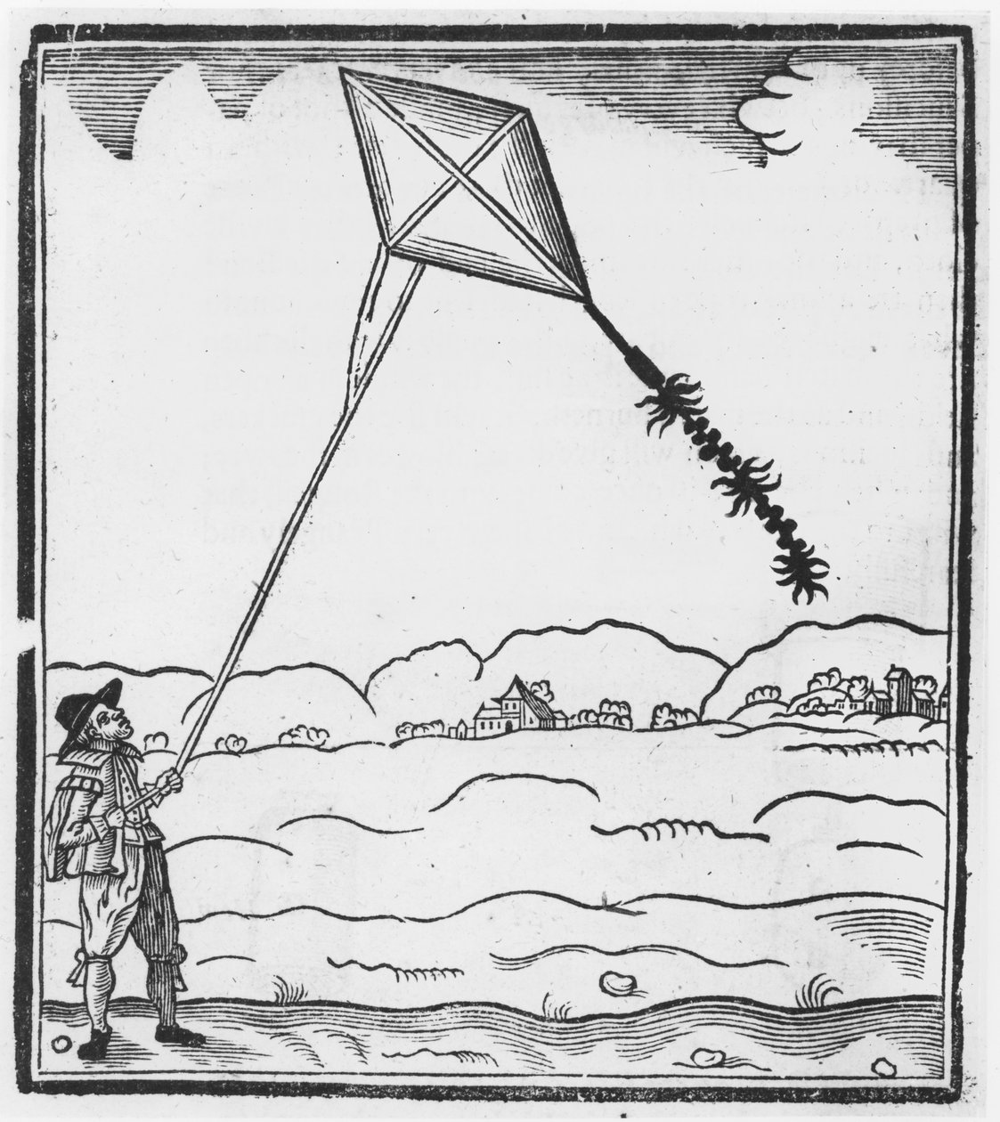 De vurige draak of vlieger door English School
