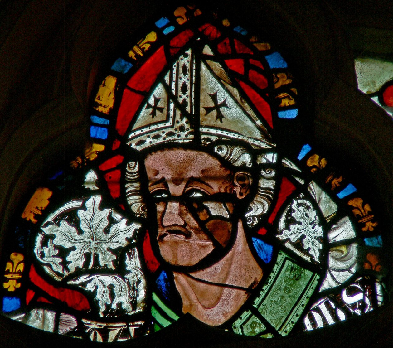 Raam s-2 met St. Wulfstan door English School