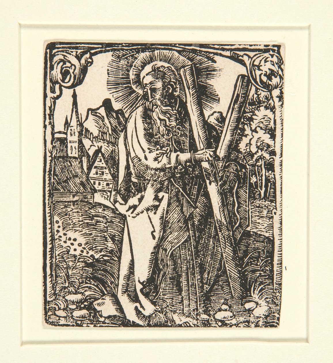 Sint Andreas door Erhard Schon