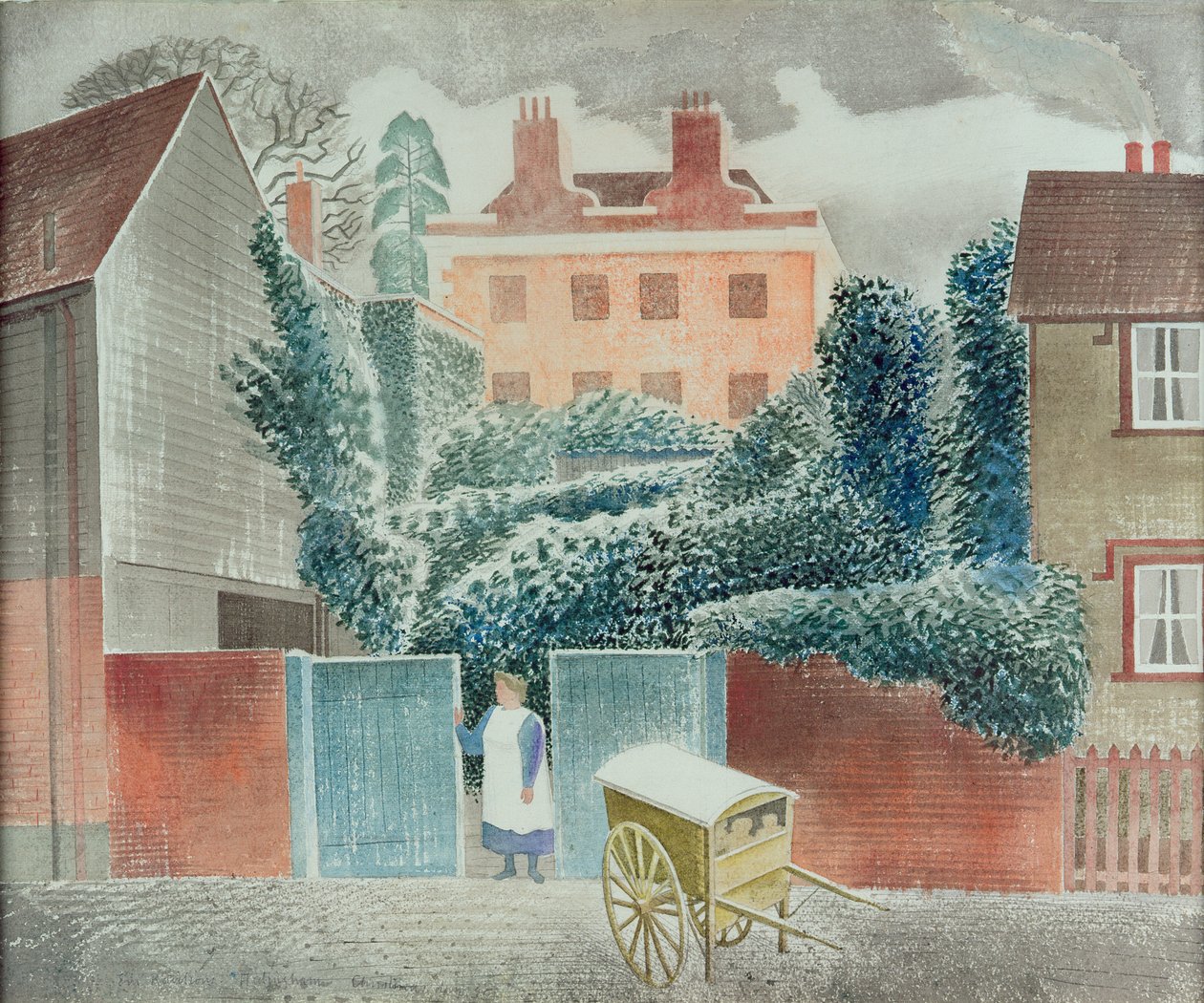 Bakkerskar door Eric Ravilious