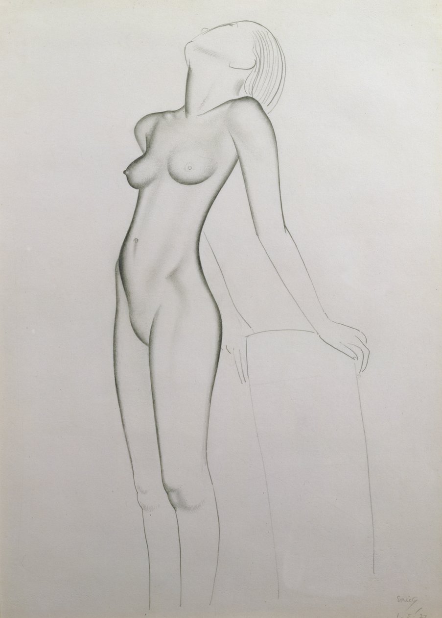 Naakt door Eric Gill