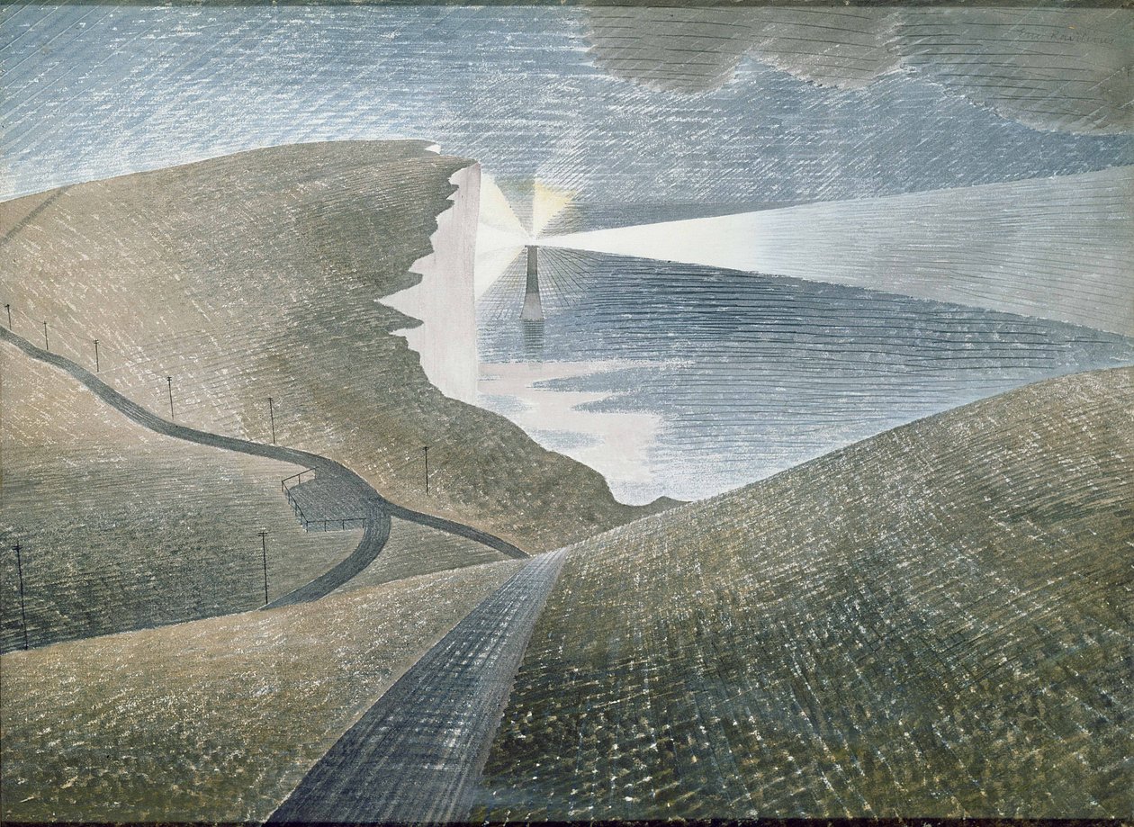 Beachy Head, 1939 door Eric Ravilious
