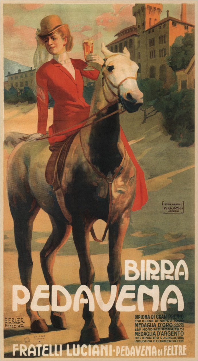 Birra Pedavena, 1900s-1910s door Erich Erler
