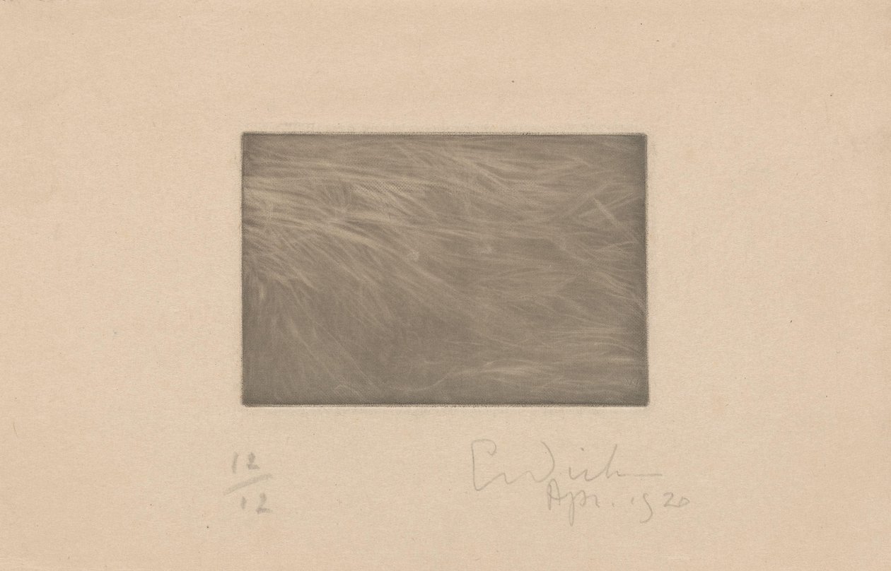 Abstracte compositie door Erich Wichmann (signed by artist)