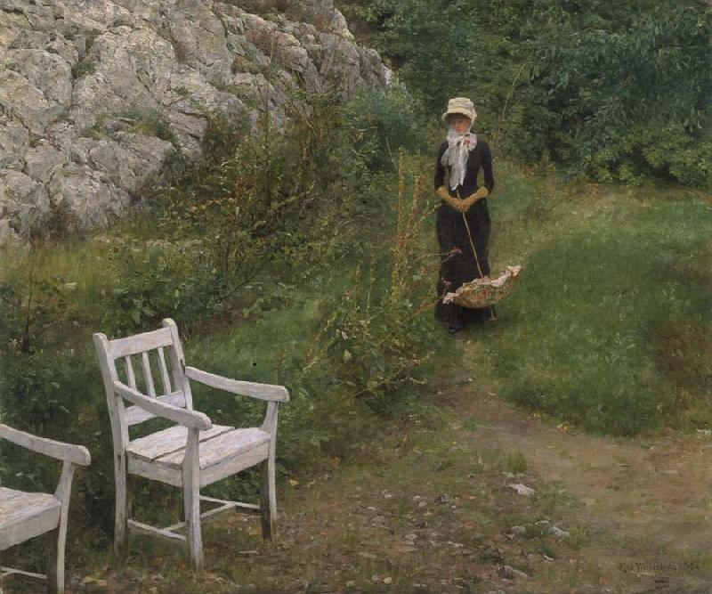 In familiekring door Erik Theodor Werenskiold