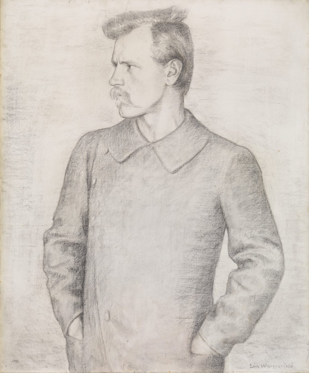 Fridtjof Nansen 1861-1930 door Erik Theodor Werenskiold