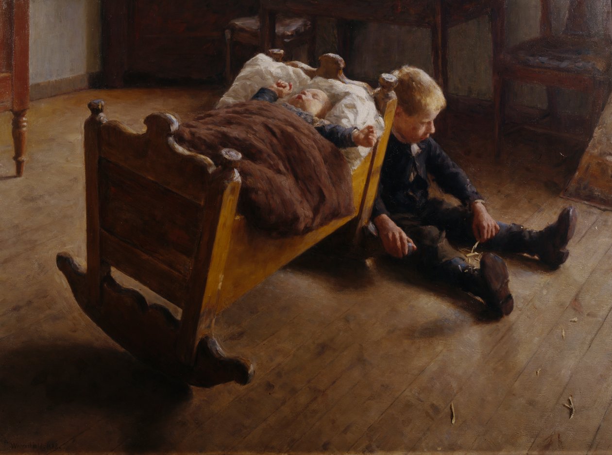 Twee broers door Erik Theodor Werenskiold