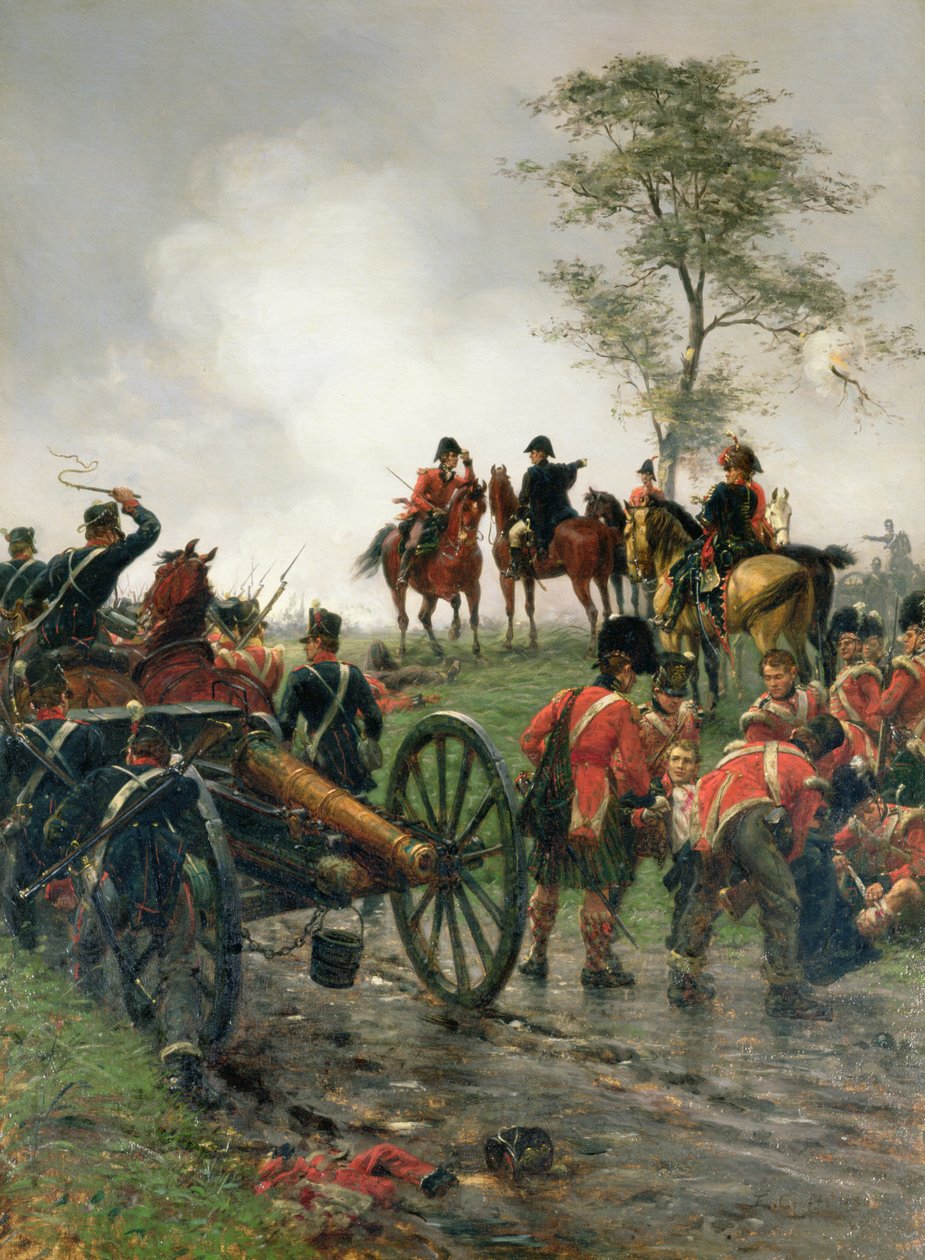 Wellington bij Waterloo, 1886 door Ernest Crofts