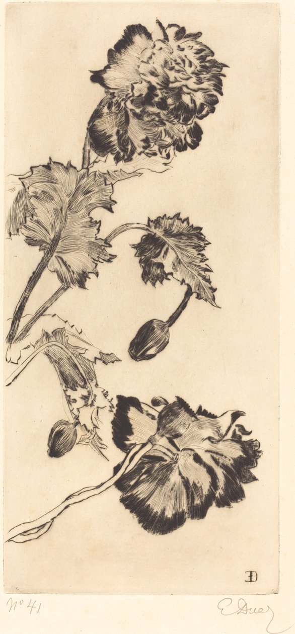 Bloemen (Fleurs) door Ernest Ange Duez