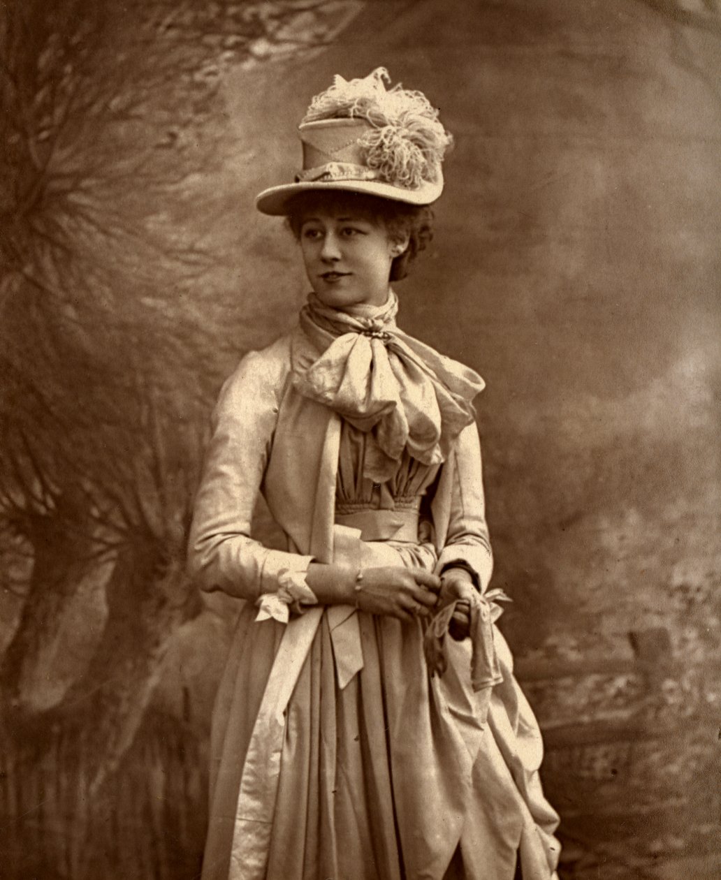 Violet Vanbrugh, Britse actrice, 1887 door Ernest Barraud