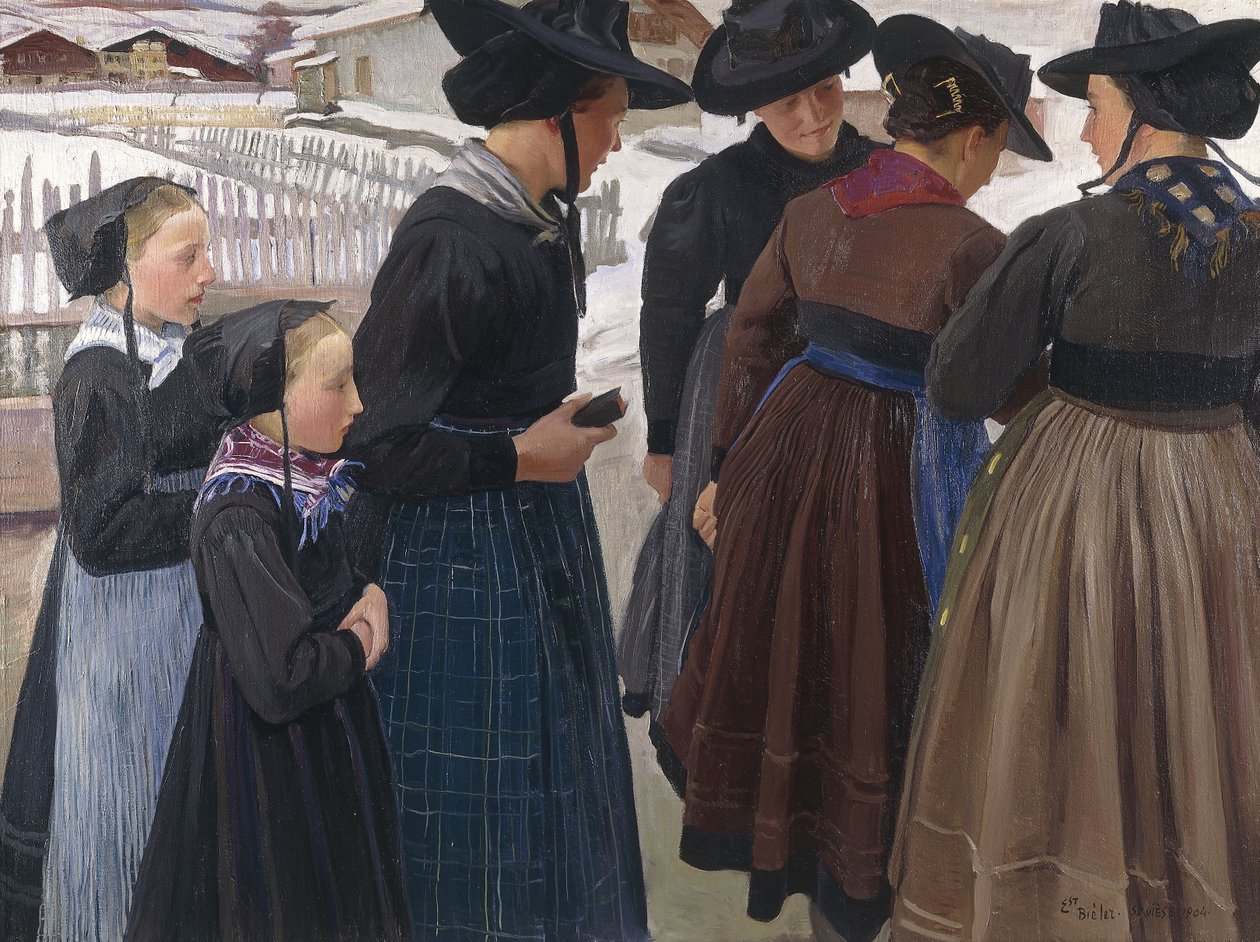 Op Weg naar de Kerk door Ernest Bieler