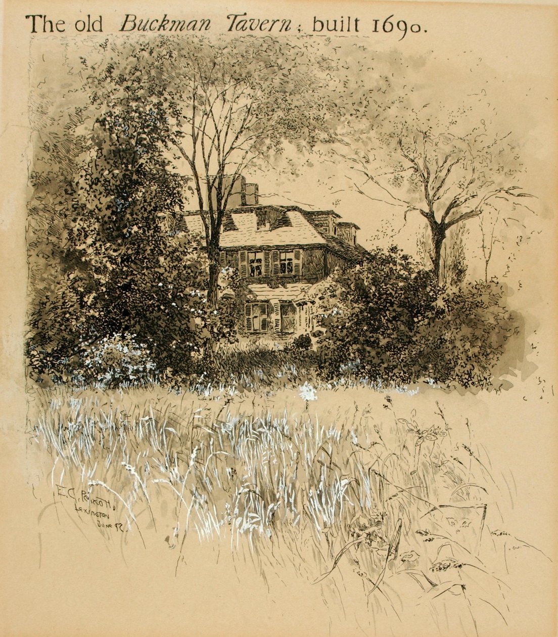 Lexington door Ernest C. Peixotto
