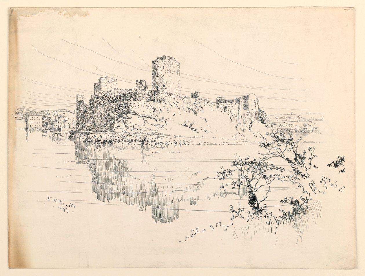 Pembroke Castle door Ernest Clifford Peixotto