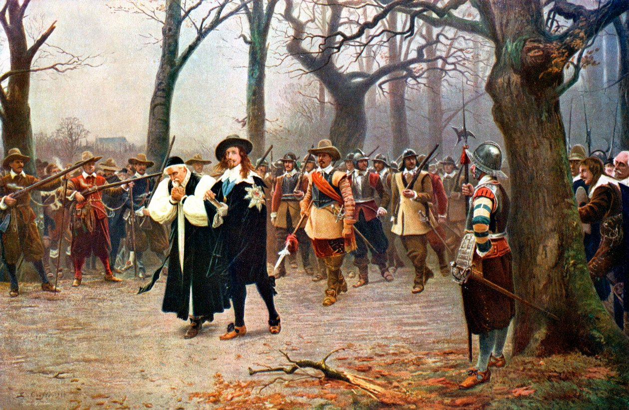 Executie van Karel I, 1649 door Ernest Crofts