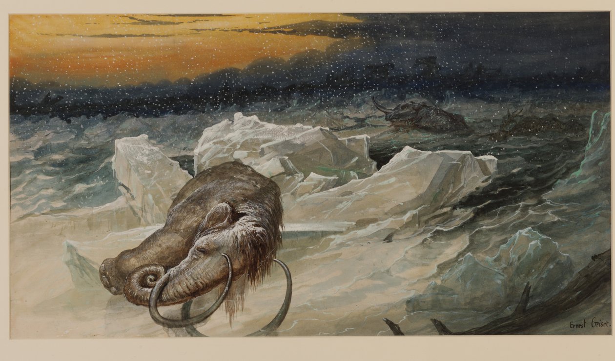Wollige Mammoet door Ernest Henry Griset