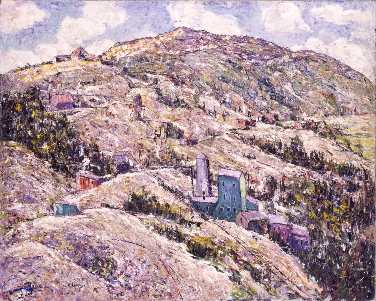Goudmijn, Cripple Creek door Ernest Lawson
