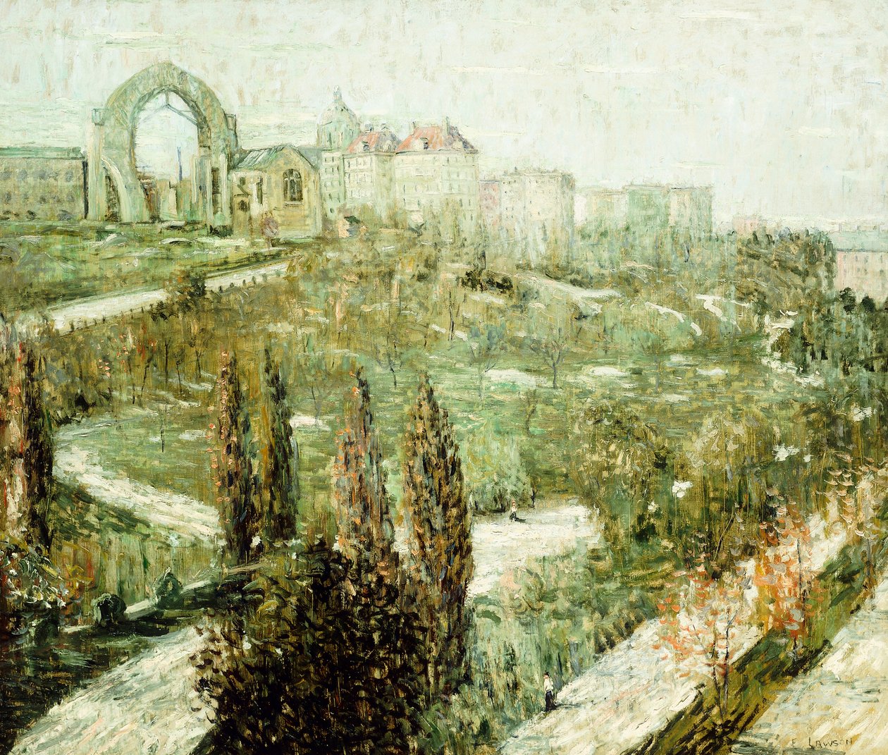 Morningside Heights door Ernest Lawson