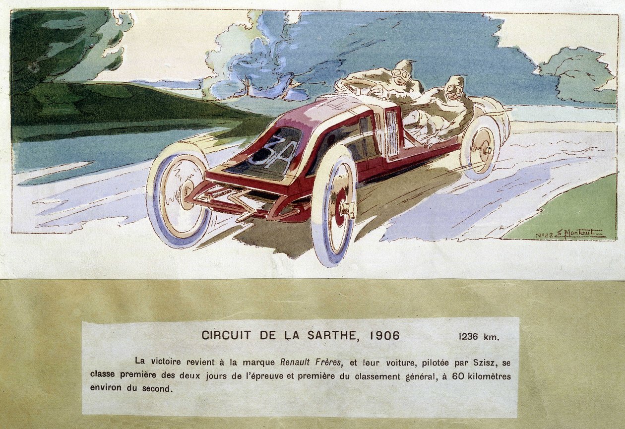 Het Circuit de La Sarthe door Ernest Montaut