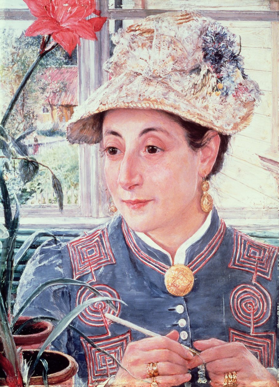 Jeanette Rubenson, 1883 door Ernst Josephson