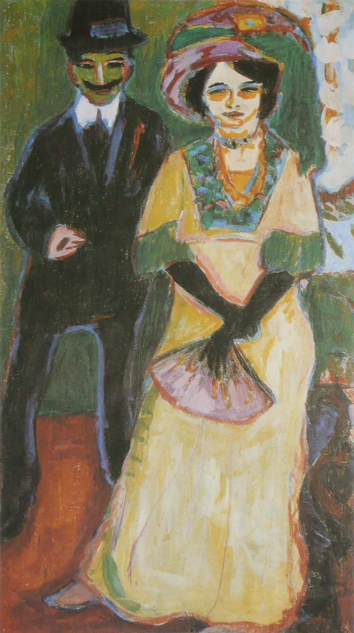 Dodo en zijn broer door Ernst Ludwig Kirchner