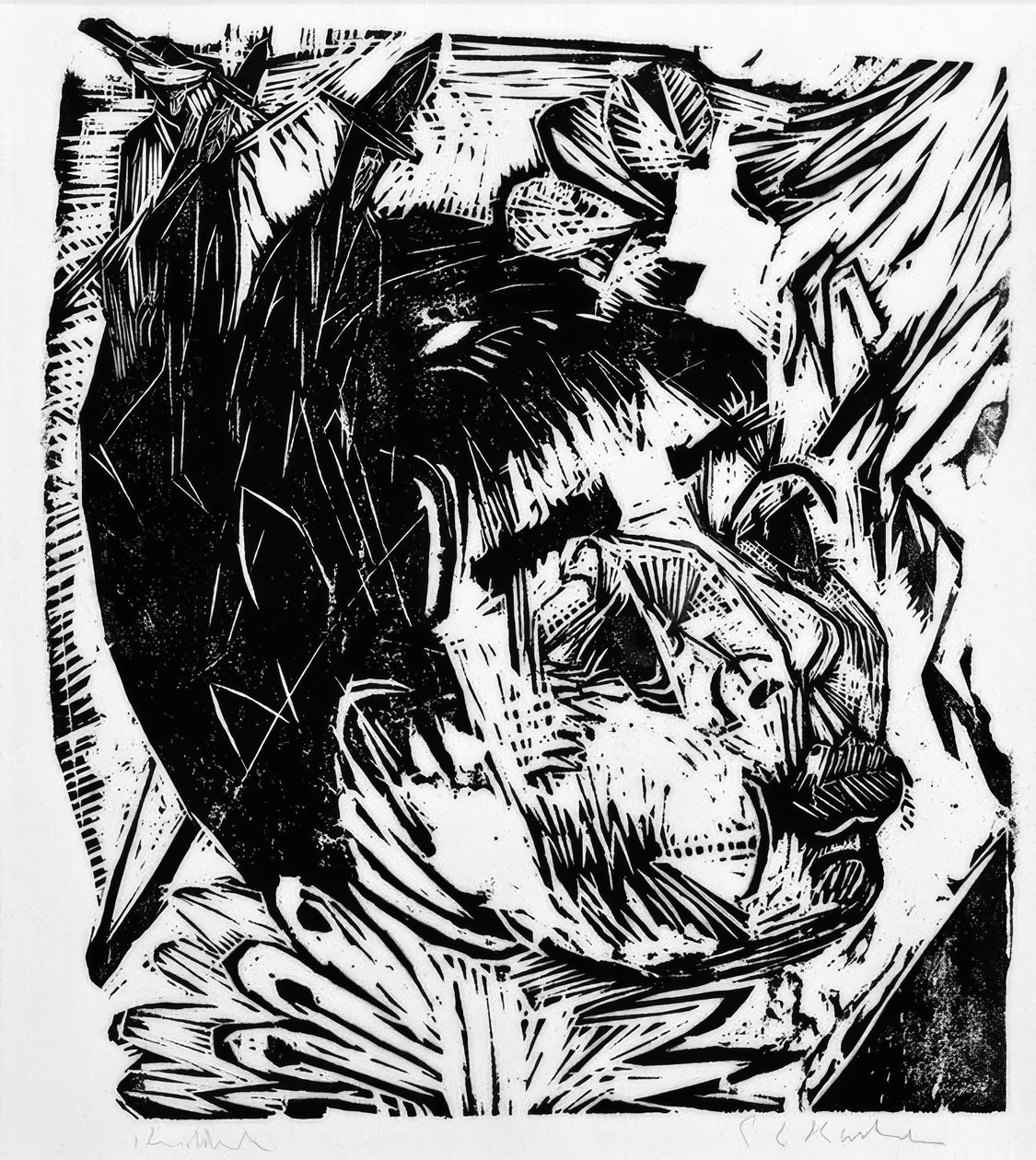 Mevrouw Prof. Sch. door Ernst Ludwig Kirchner