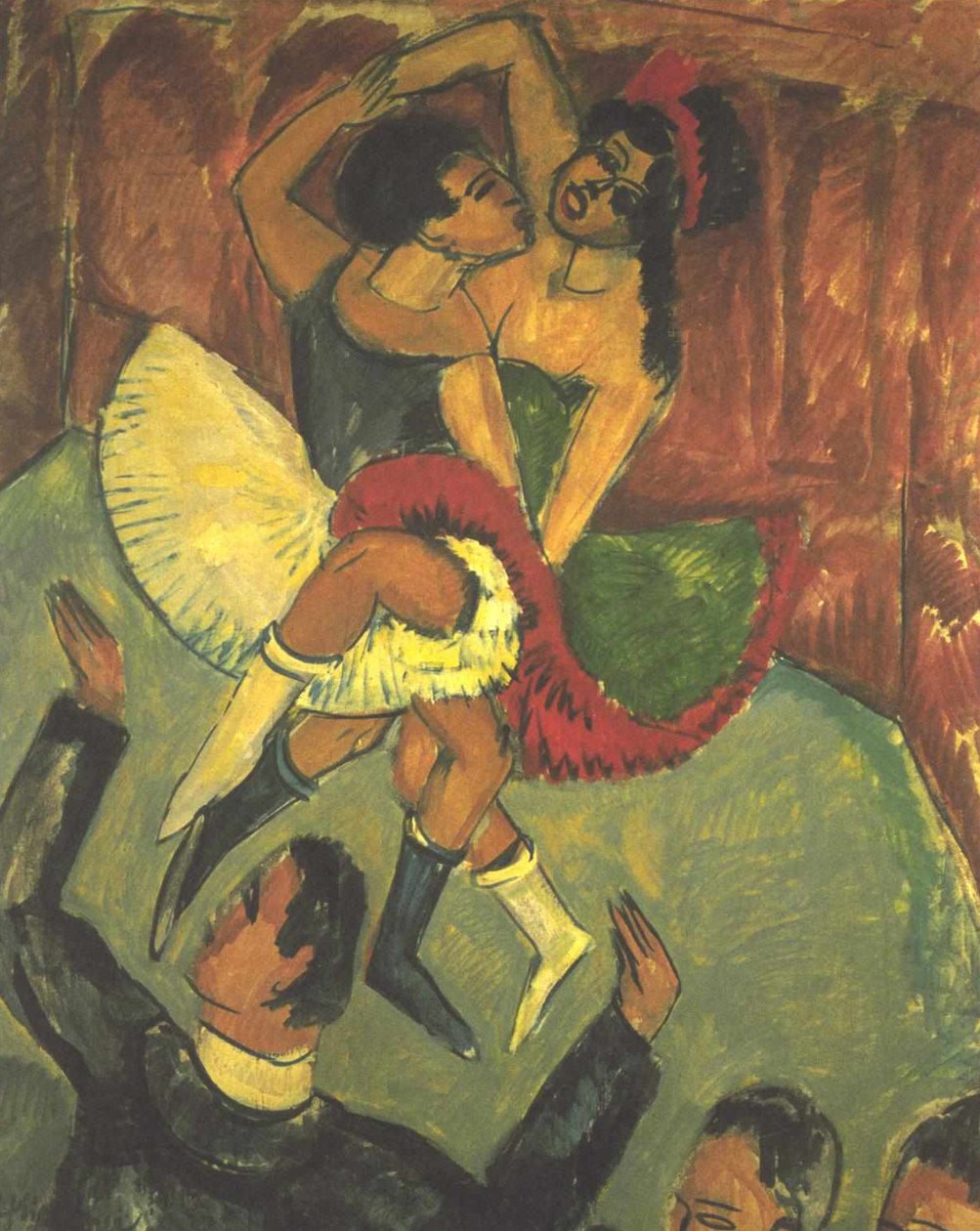 Negerdans door Ernst Ludwig Kirchner