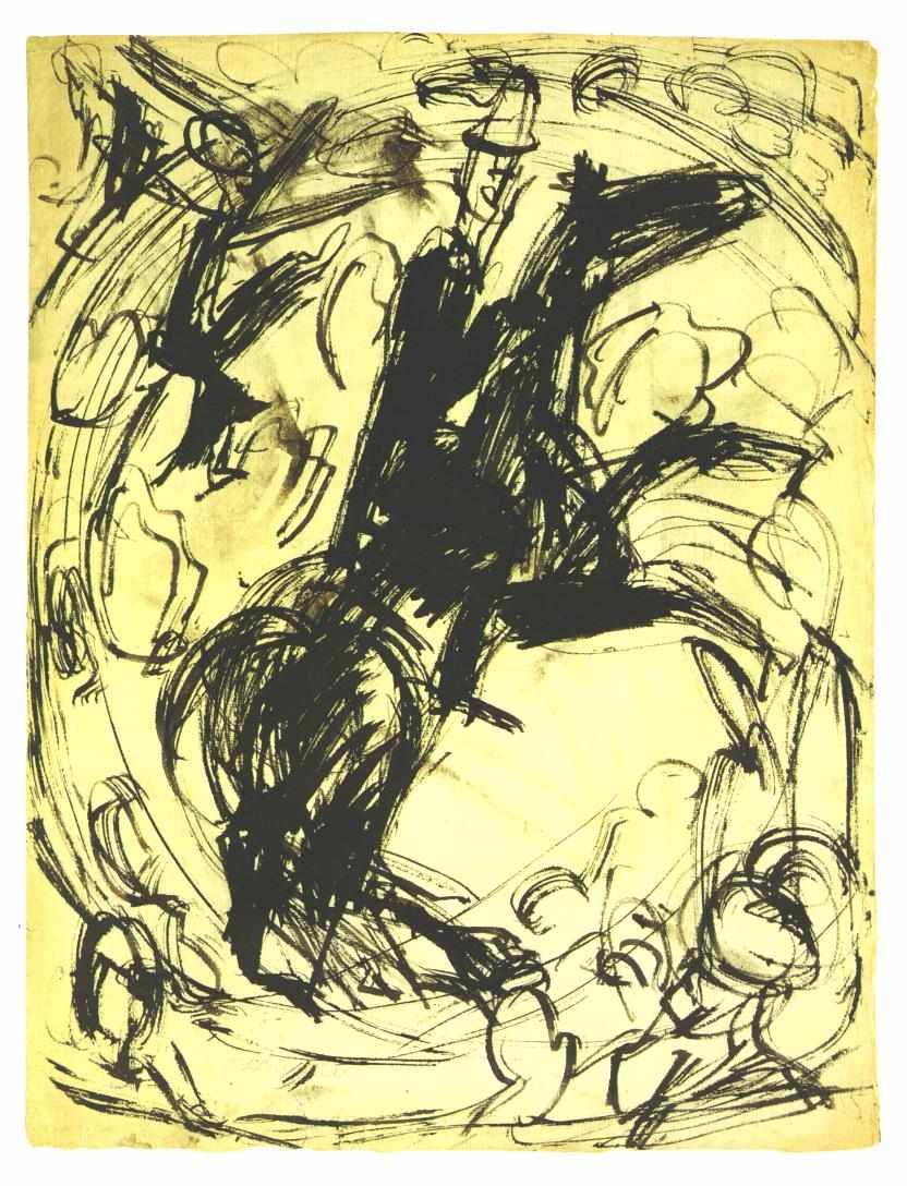 Circusruiter door Ernst Ludwig Kirchner