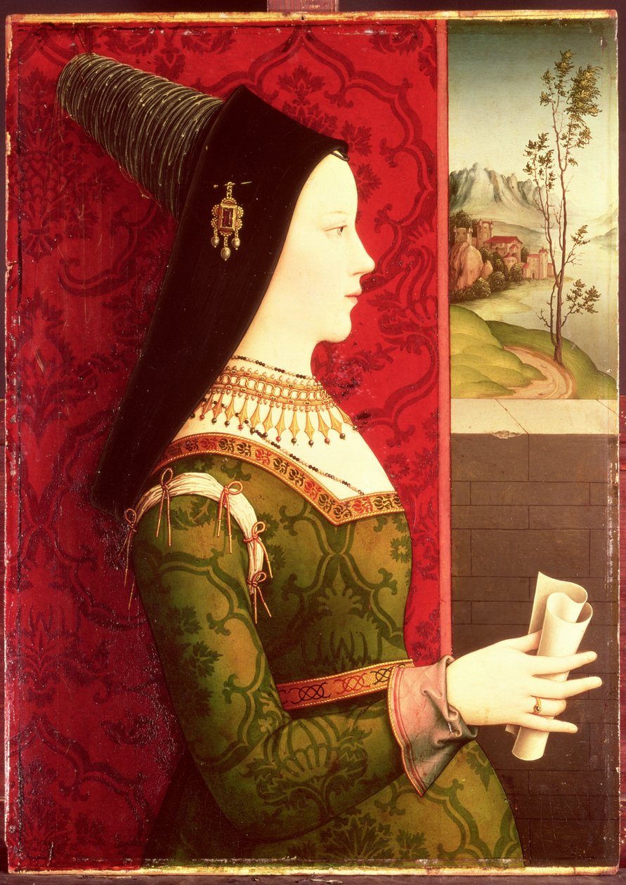 Maria van Bourgondië (1457-82) dochter van Karel de Stoute, Hertog van Bourgondië (1433-77), echtgenote van Keizer Maximiliaan I van Oostenrijk (1459-1519) en moeder van Koning Filips I van Spanje (1478-1506) door Ernst Maler