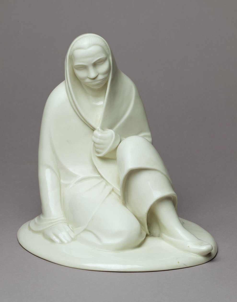 Zittend Meisje door Ernst Barlach