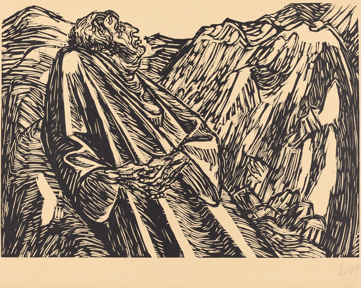 De Kliffen door Ernst Barlach