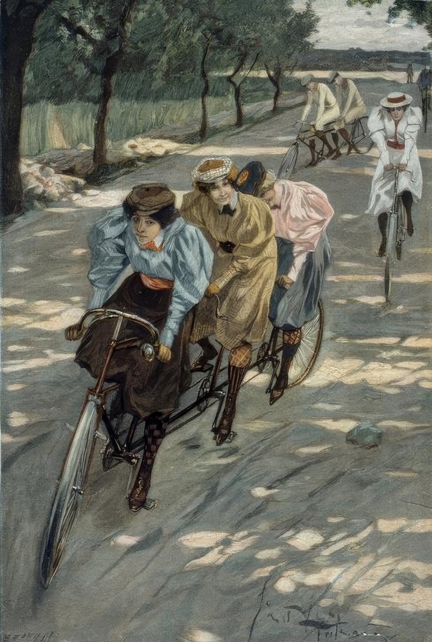 E. Heilemann, Tandem-rijder door Ernst Heilemann