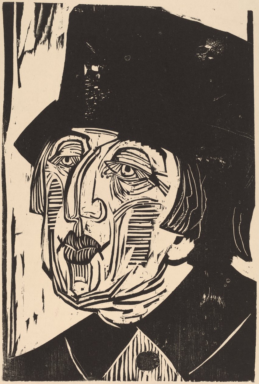 Annette Kolb, 1926 door Ernst Ludwig Kirchner