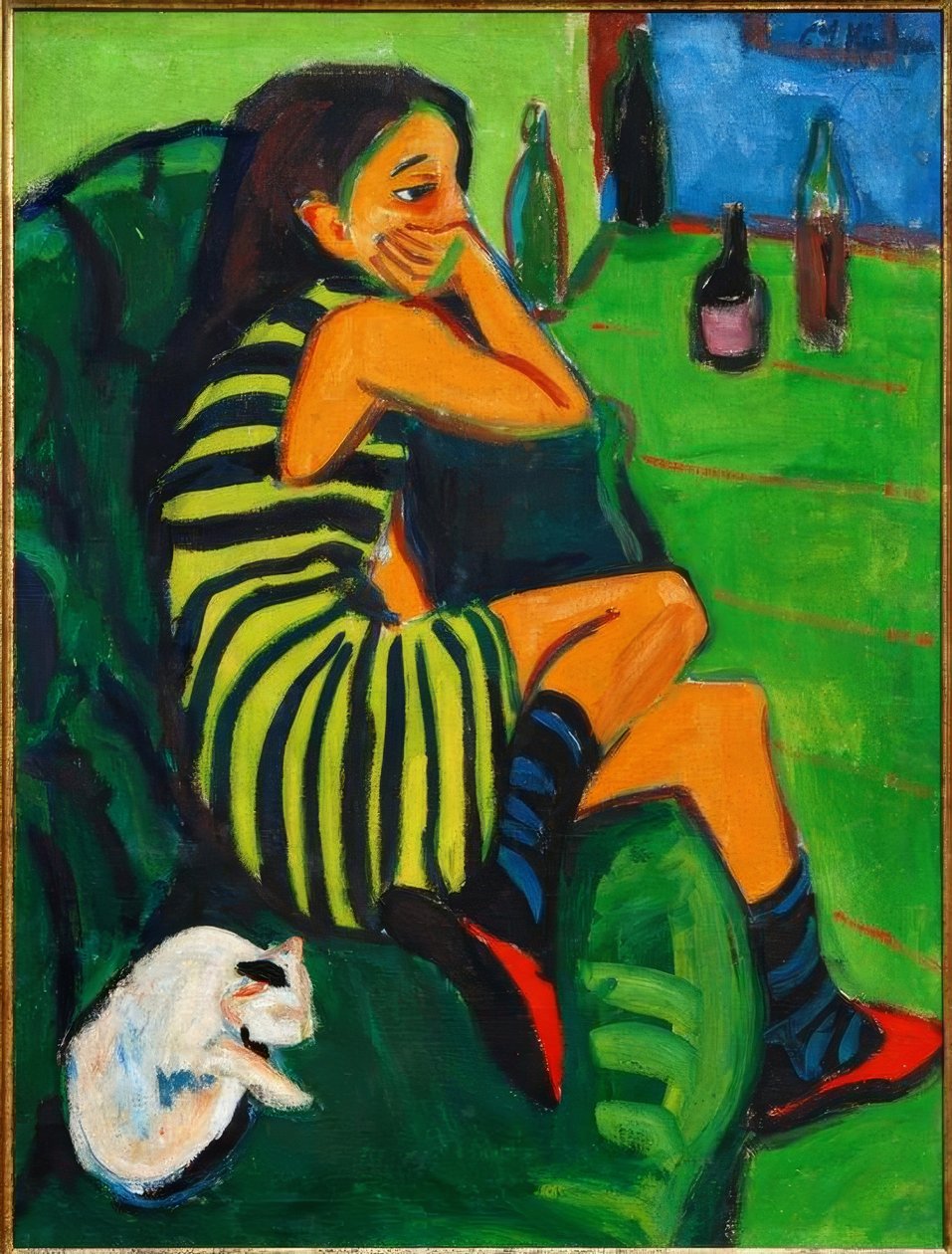 Artieste – Marcella door Ernst Ludwig Kirchner