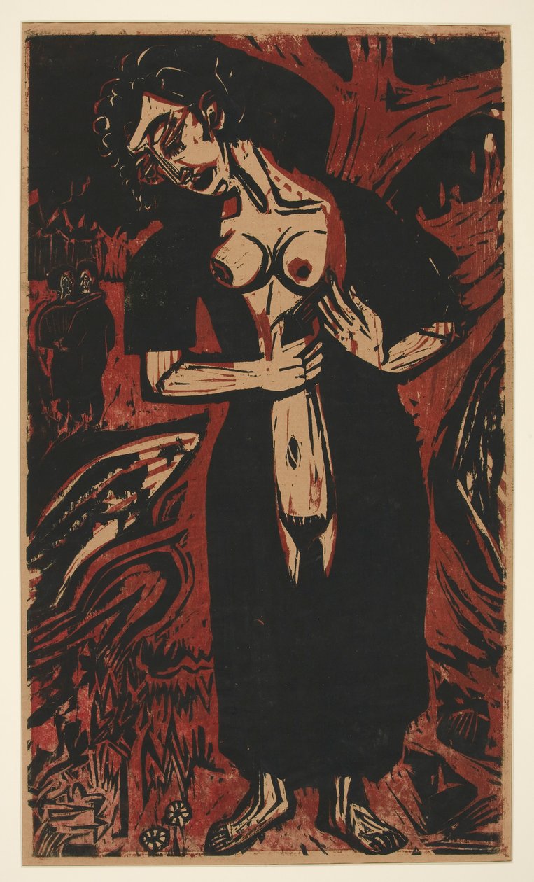 Die Selbstmoerderin door Ernst Ludwig Kirchner