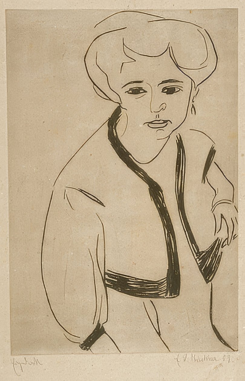Dodo door Ernst Ludwig Kirchner