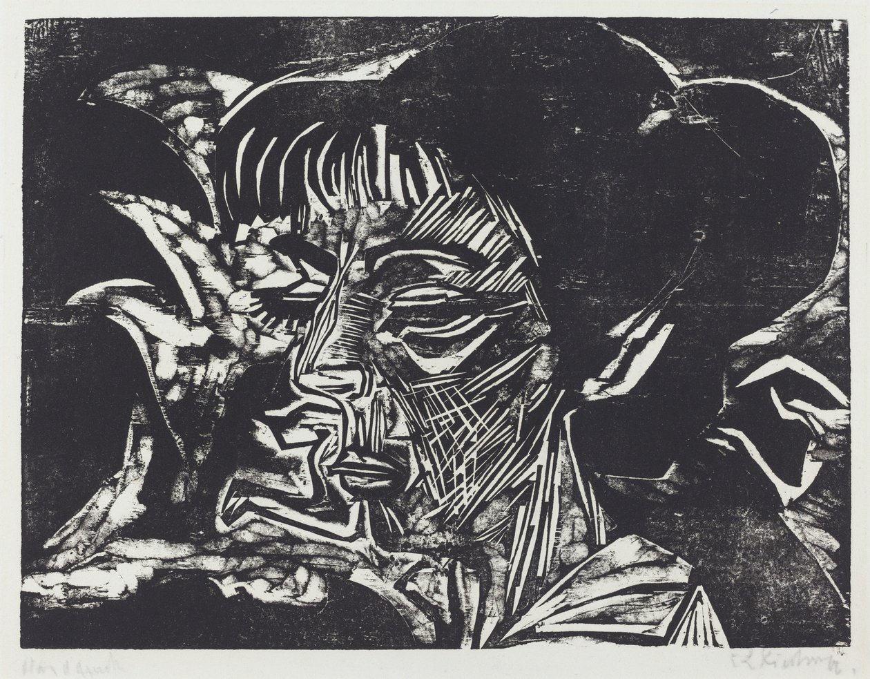 Fanny Wocke door Ernst Ludwig Kirchner