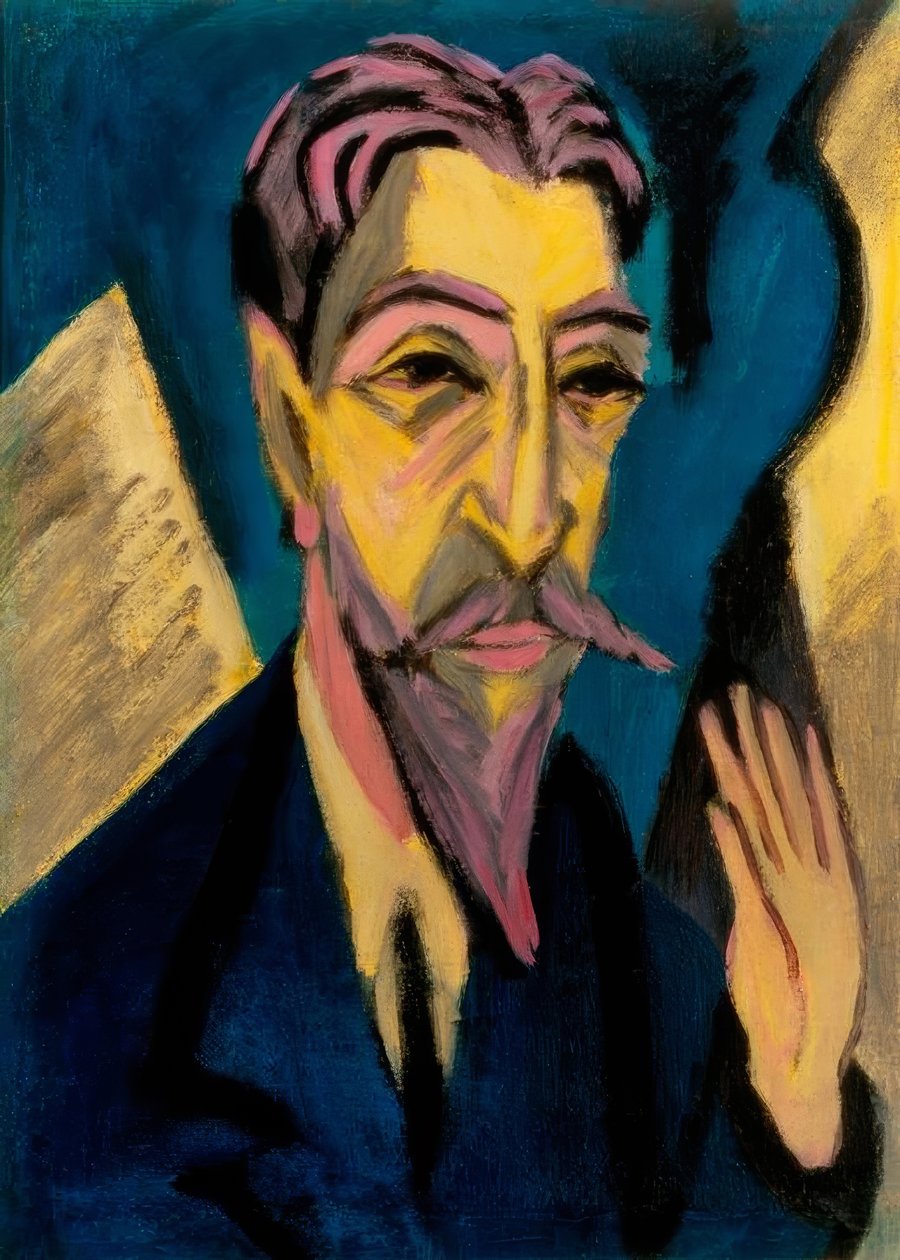 Hoofd Gräf door Ernst Ludwig Kirchner