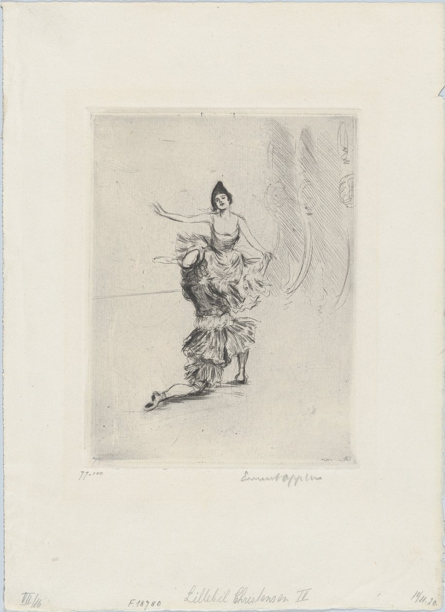 Lillebil Christensen IV, 1920 door Ernst Oppler
