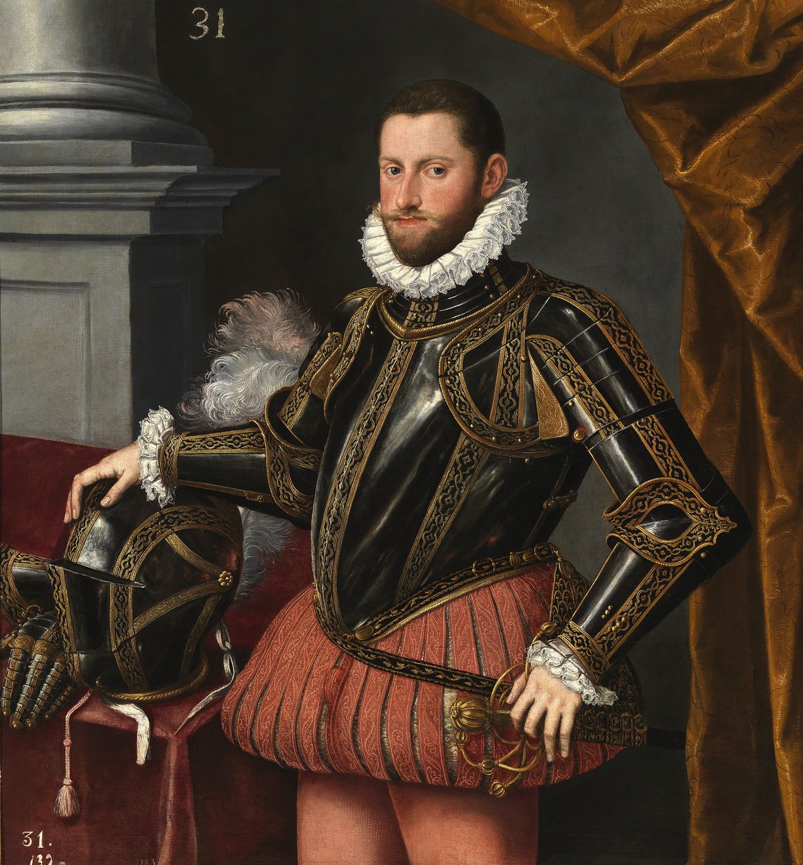 De aartshertog Diego Ernesto van Oostenrijk door Estilo de Alonso Sánchez Coello