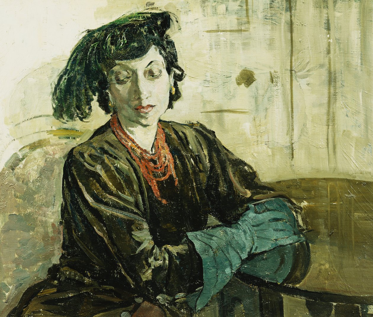 Groene Veer en Groene Handschoenen door Ethel Gabain