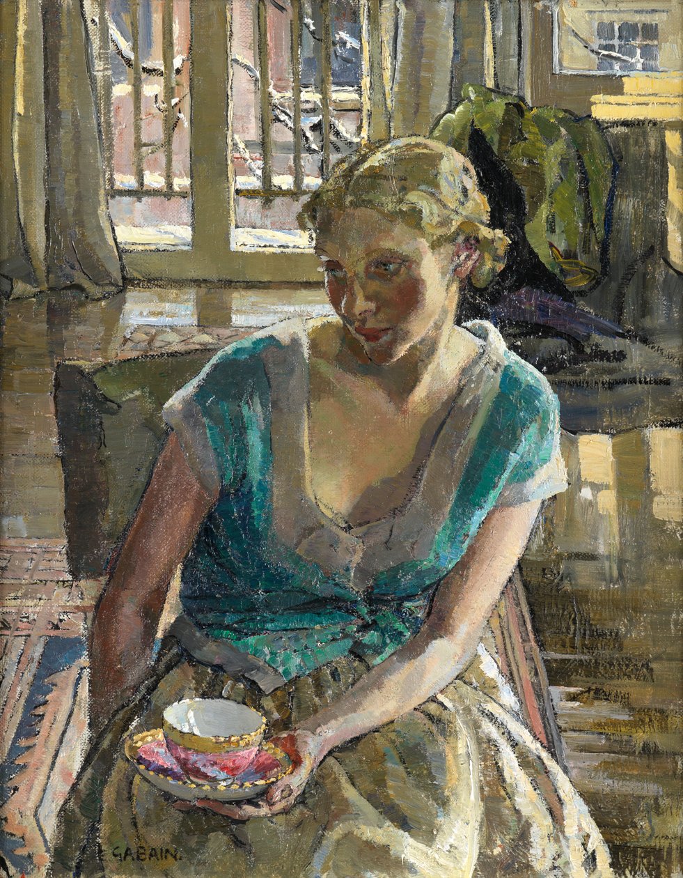 Thee in de Winter door Ethel Gabain