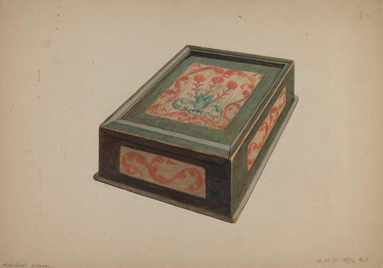 Pa. Duitse Doos door Ethelbert Brown