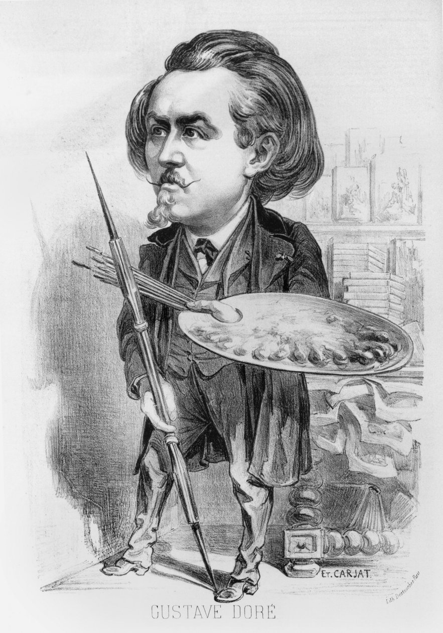 Gustave Dore, karikatuur uit 