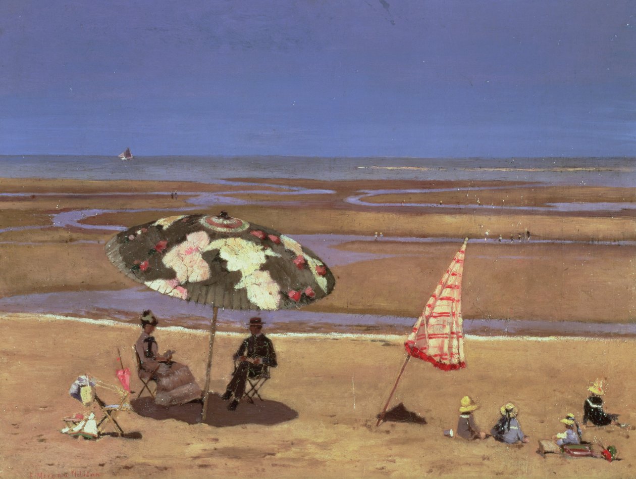 Het Strand door Etienne Moreau Nelaton